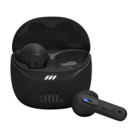 JBL Tune Flex 2 - Black - True Wireless Noise Cancelling Earbuds - Hero